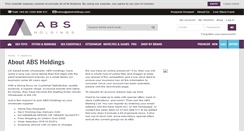 Desktop Screenshot of absholdings.com
